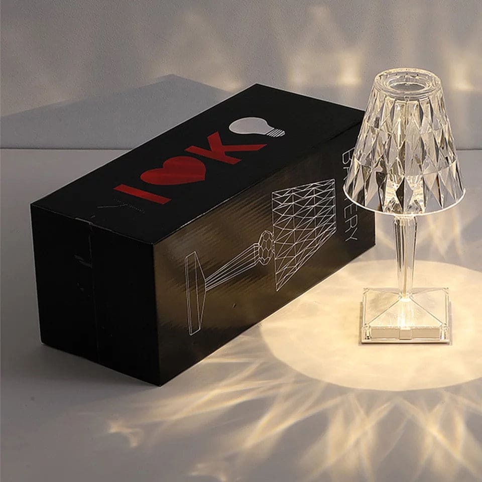 Daimond Table Lamp, Acrylic Decorations Desk Lamp, Crystal Chargeable Touch Lamp Daimond Table Lamp, Acrylic Decorations Desk Lamp, Crystal Chargeable Touch Lamp